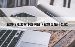 平凉寂寞行走素材下载网站（寂寞走是什么歌）